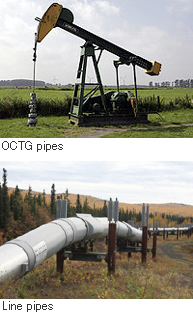 OCTG pipes and Line pipes 